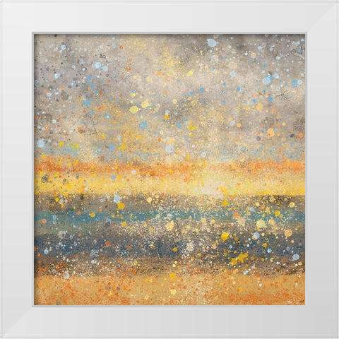 Magical Sun II White Modern Wood Framed Art Print by Wiley, Marta