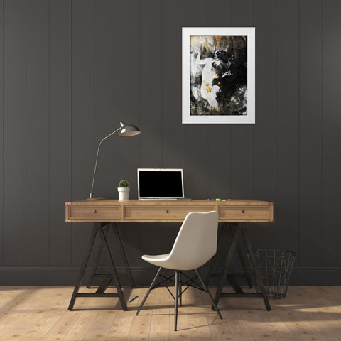 Toxic Fairy I White Modern Wood Framed Art Print by Wiley, Marta