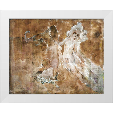 Shell boy I White Modern Wood Framed Art Print by Wiley, Marta