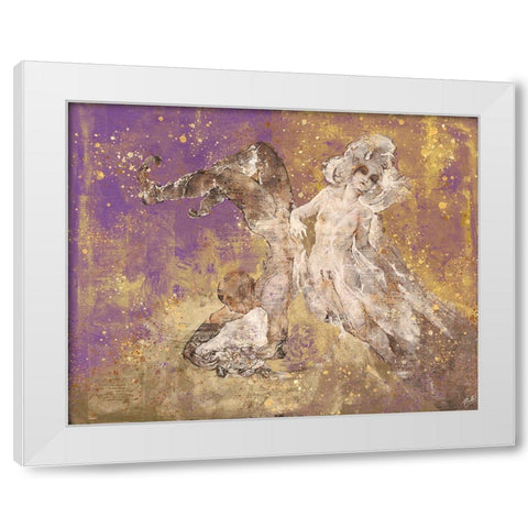 Shell boy VI White Modern Wood Framed Art Print by Wiley, Marta