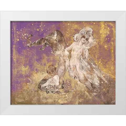 Shell boy VI White Modern Wood Framed Art Print by Wiley, Marta