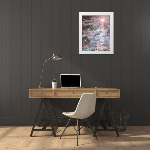 Lillies I White Modern Wood Framed Art Print by Wiley, Marta