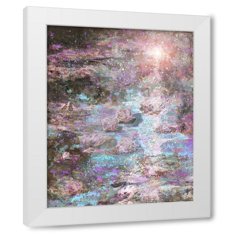 Lillies I White Modern Wood Framed Art Print by Wiley, Marta