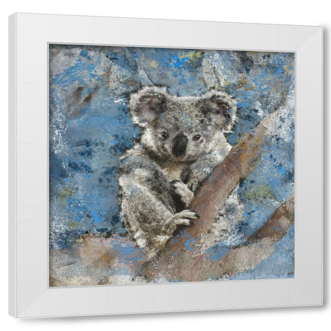 Koala II White Modern Wood Framed Art Print by Wiley, Marta