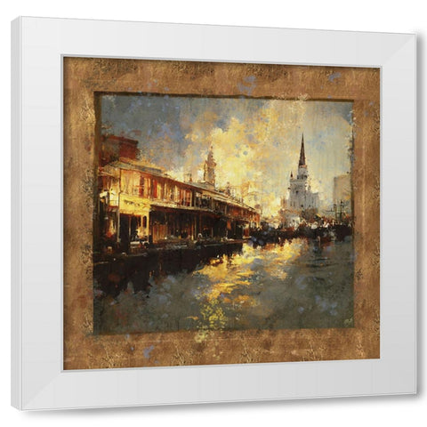 Glorious New Orleans I White Modern Wood Framed Art Print by Wiley, Marta