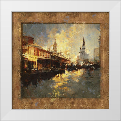 Glorious New Orleans I White Modern Wood Framed Art Print by Wiley, Marta