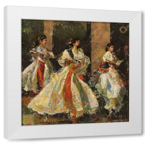 Veracruz II White Modern Wood Framed Art Print by Wiley, Marta