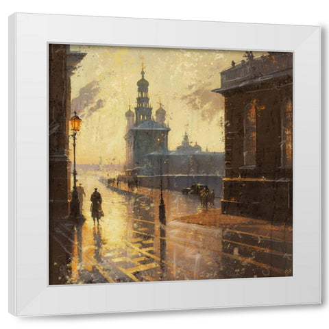 Romantic Russia II White Modern Wood Framed Art Print by Wiley, Marta
