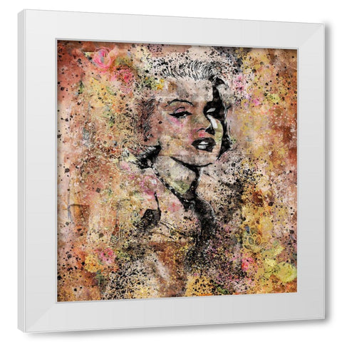 Marilyn Monroe II White Modern Wood Framed Art Print by Wiley, Marta