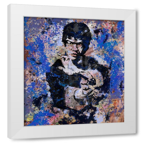 Bruce Lee II White Modern Wood Framed Art Print by Wiley, Marta