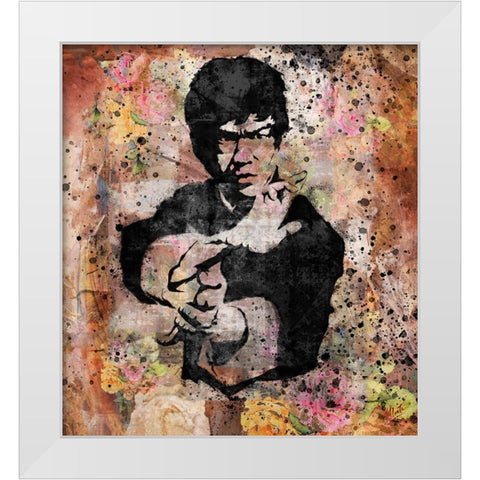 Bruce Lee III White Modern Wood Framed Art Print by Wiley, Marta