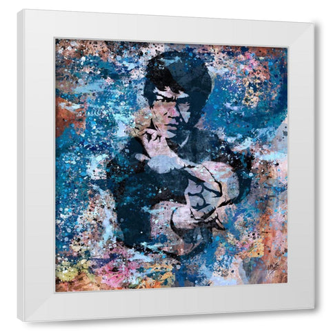 Bruce Lee VIII White Modern Wood Framed Art Print by Wiley, Marta