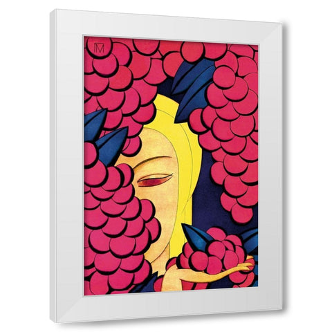 A Persian Vintage, 1926 White Modern Wood Framed Art Print by McIntosh, Frank