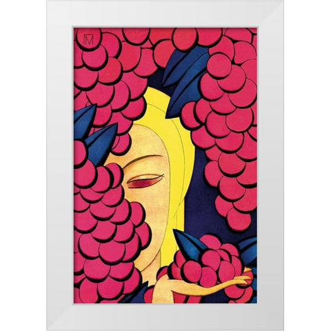 A Persian Vintage, 1926 White Modern Wood Framed Art Print by McIntosh, Frank