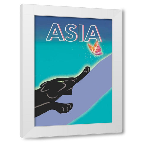 Bright Moment, 1932 White Modern Wood Framed Art Print by McIntosh, Frank