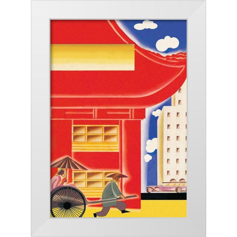 Innovation, 1932 White Modern Wood Framed Art Print by McIntosh, Frank