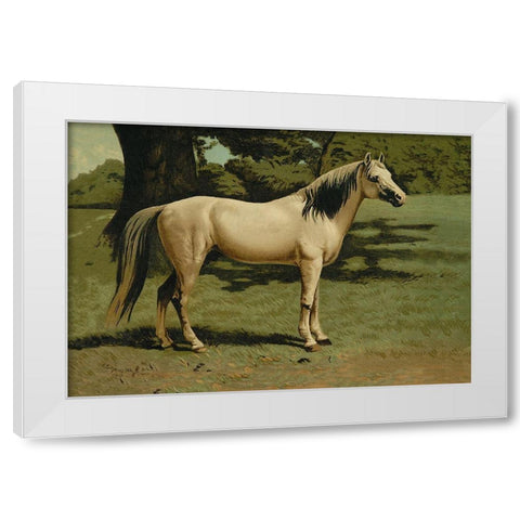 General Grants Charger, 1900 White Modern Wood Framed Art Print by Sidney, Samuel