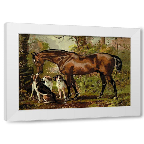 Freemason, 1900 White Modern Wood Framed Art Print by Sidney, Samuel