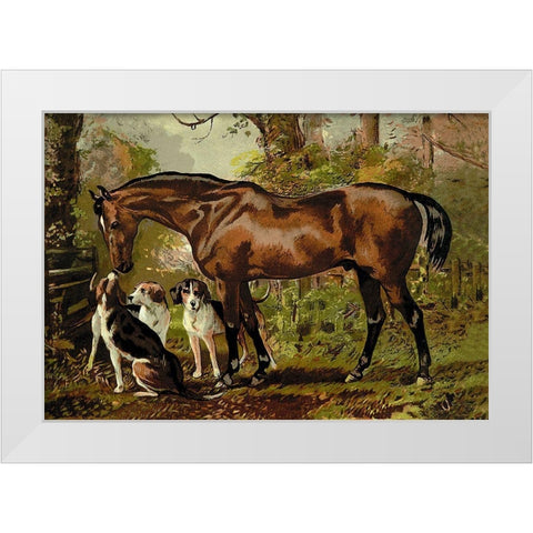 Freemason, 1900 White Modern Wood Framed Art Print by Sidney, Samuel