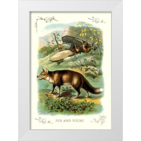 Fox and Young, 1900 White Modern Wood Framed Art Print by Unknown
