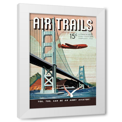 You, Too Can Be an Army Aviator, 1939 White Modern Wood Framed Art Print by Unknown