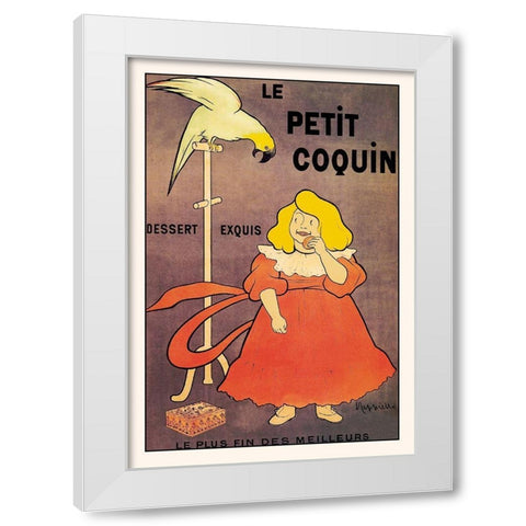 Le Petit Coquin White Modern Wood Framed Art Print by Unknown