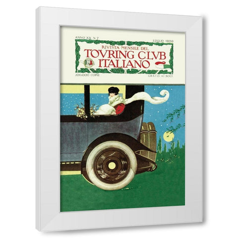 Touring Club Italiano White Modern Wood Framed Art Print by Unknown