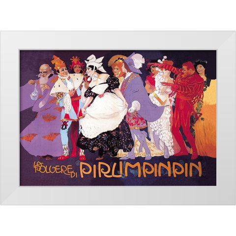 La Polvere di Pirlimpinpin White Modern Wood Framed Art Print by Unknown