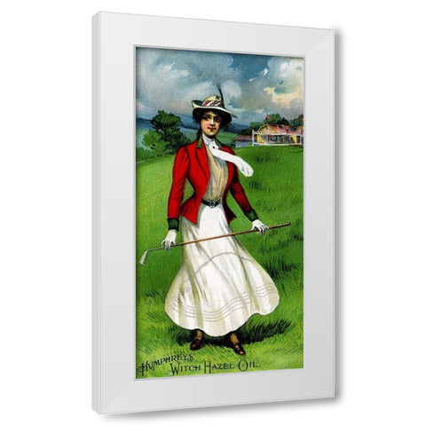 Humphreys Witch Hazel Oil White Modern Wood Framed Art Print by Advertisement