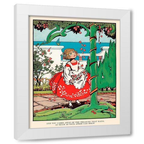 Carry Away the Treasure White Modern Wood Framed Art Print by Field, Eugene