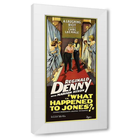 What Happened to Jones White Modern Wood Framed Art Print by Unknown 20th Century American Illustrator