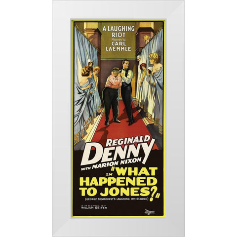 What Happened to Jones White Modern Wood Framed Art Print by Unknown 20th Century American Illustrator