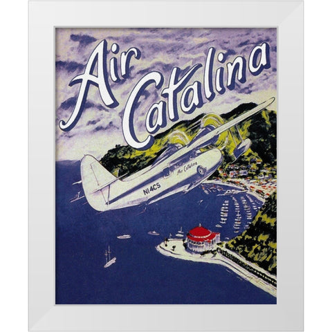 Air Catalina White Modern Wood Framed Art Print by Miltimore, Gary