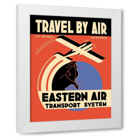 Eastern Air Transport System White Modern Wood Framed Art Print by Unknown