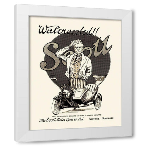 Watercooled Scott White Modern Wood Framed Art Print by Unknown