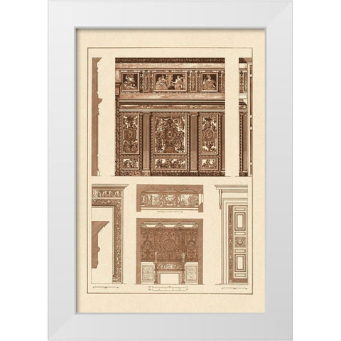 Wall Paintings and Decoration of the Renaissance White Modern Wood Framed Art Print by Buhlmann, J.