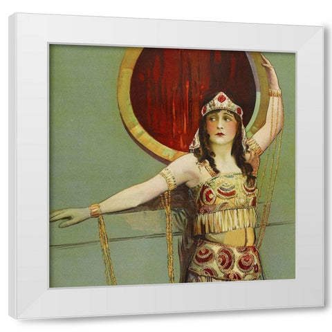 Vintage Film Posters: Her Purchase Price - Detail White Modern Wood Framed Art Print by Unknown