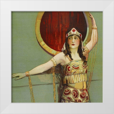 Vintage Film Posters: Her Purchase Price - Detail White Modern Wood Framed Art Print by Unknown