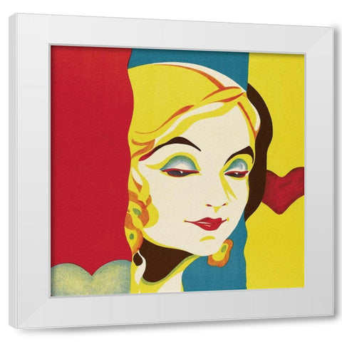 Vintage Film Posters: Seduction Erotik - Detail White Modern Wood Framed Art Print by Unknown