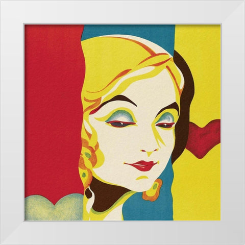 Vintage Film Posters: Seduction Erotik - Detail White Modern Wood Framed Art Print by Unknown