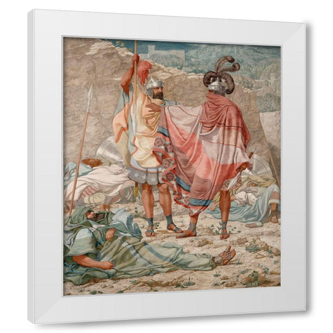 Mercy: David Spareth Sauls Life White Modern Wood Framed Art Print by Dadd, Richard