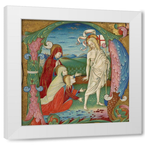 Cutting from an Antiphonal White Modern Wood Framed Art Print by da Gallarate, Bartolomeo Riossi