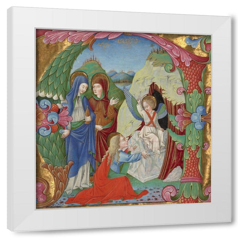 Cutting from an Antiphonal White Modern Wood Framed Art Print by da Gallarate, Bartolomeo Riossi