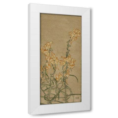 Butter and Eggs White Modern Wood Framed Art Print by Overbeck, Hannah Borger