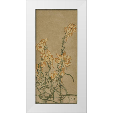 Butter and Eggs White Modern Wood Framed Art Print by Overbeck, Hannah Borger