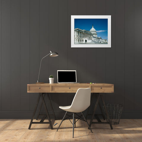 U.S. Capitol, Washington, D.C. White Modern Wood Framed Art Print by Highmith, Carol