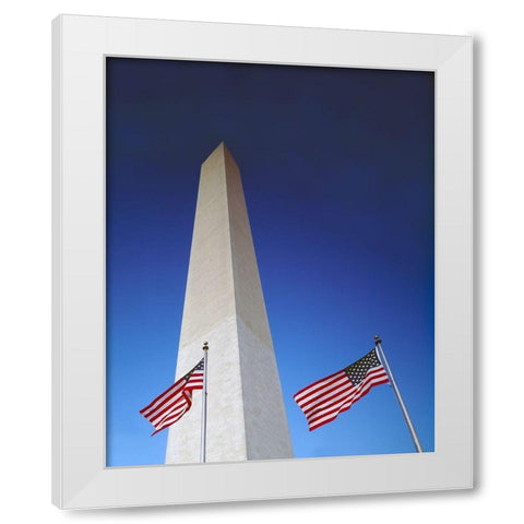 Washington Monument, Washington, D.C. White Modern Wood Framed Art Print by Highmith, Carol