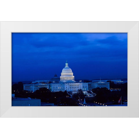 U.S. Capitol, Washington, D.C. #2 White Modern Wood Framed Art Print by Highmith, Carol
