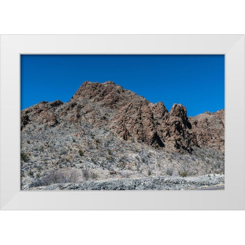 Scenery in Big Bend National Park, TX White Modern Wood Framed Art Print by Highmith, Carol