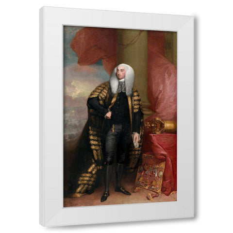 Baron FitzGibbon White Modern Wood Framed Art Print by Stuart, Gilbert